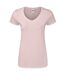 T-shirt Iconic Femme Rose Pâle Fruit Of The Loom-1