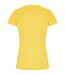 Womens/ladies imola sports t-shirt yellow Roly