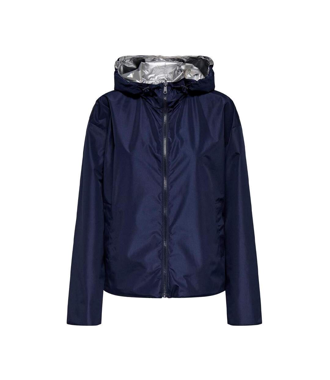 Parka marine/argent femme only fry - l-1