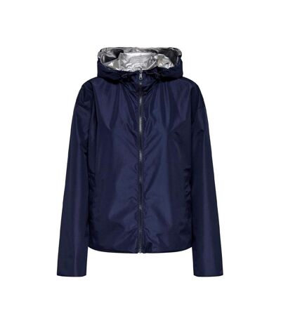Parka marine/argent femme only fry - l