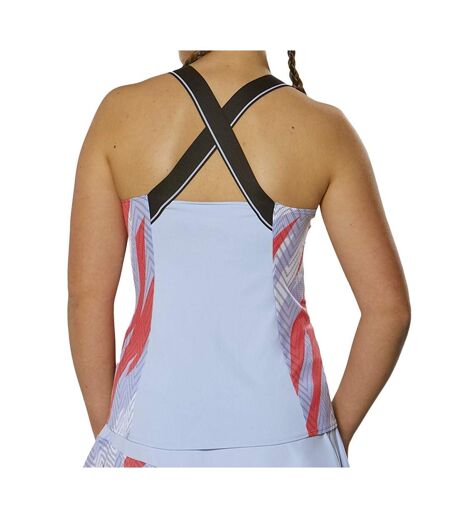 Débardeur De Tennis Bleu Femme tech Mizuno Printed - L