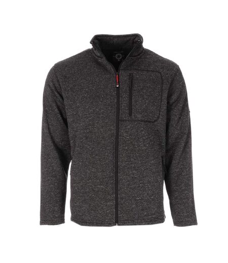 Veste polaire noir/gris homme paname brothers sherpa