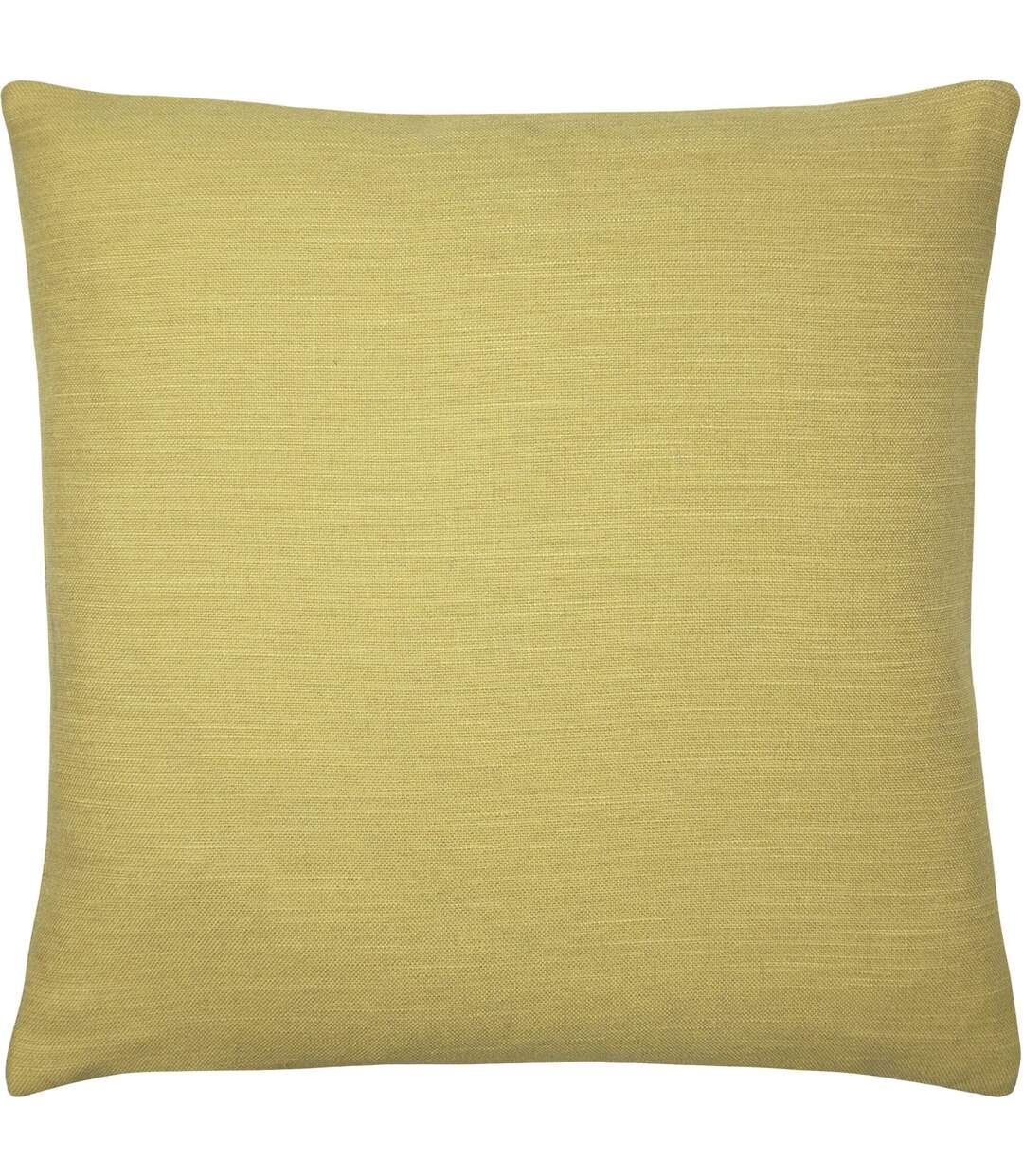 Dalton cushion cover 43cm x 43cm yellow Evans Lichfield