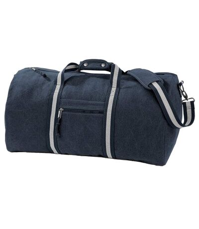 Quadra Vintage Canvas Holdall Duffel Bag - 45 liters (Vintage Oxford Navy) (One Size)