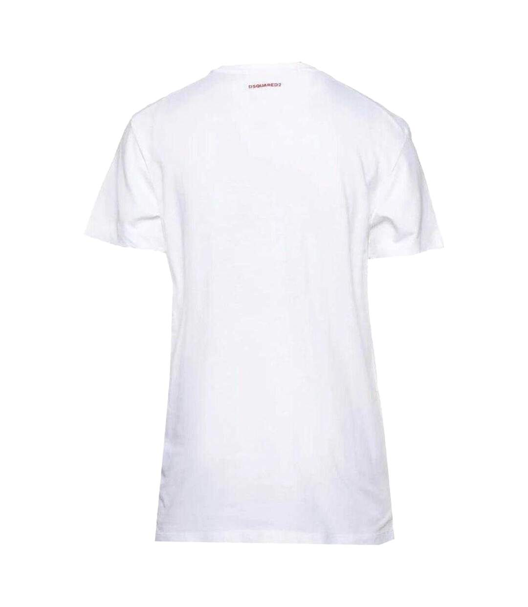 Unisex Adult Bubble Logo Skinny T-shirt White DSquared2-2
