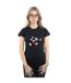 Disney T-shirt en coton Femme/Madame Mickey Mouse Love Cherub (Noir) - UTBI32323-2