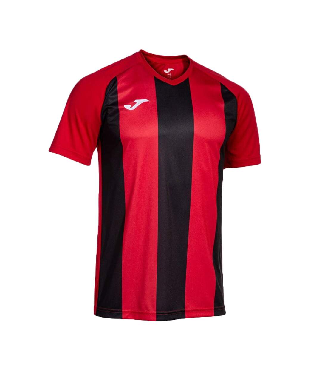 Mens Pro Team Striped Short-sleeved T-shirt Red Joma-1