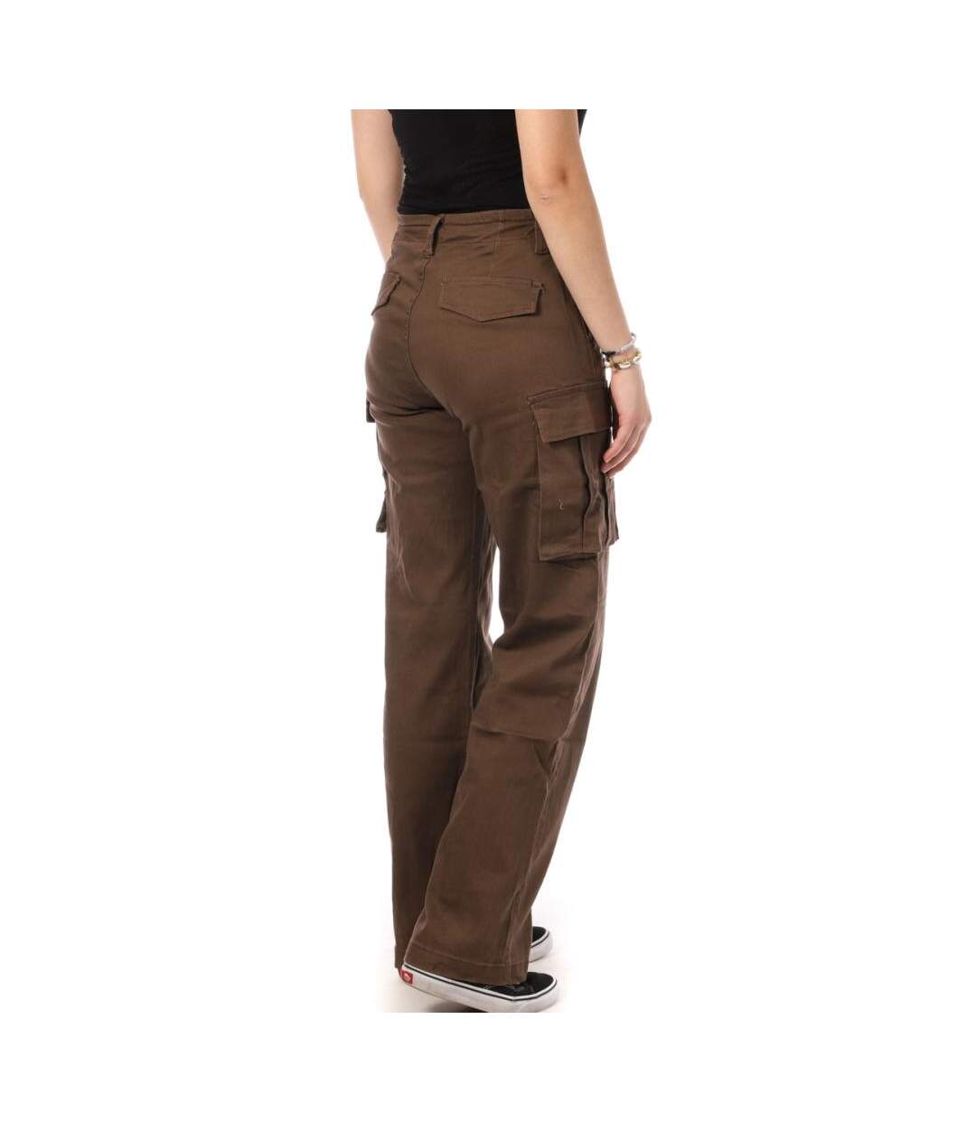 Pantalon Marron Femme Monday Premium Cargo - M-2