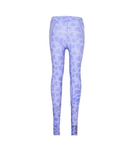 Womens/ladies Series-5 Performance Leggings Purple Skins