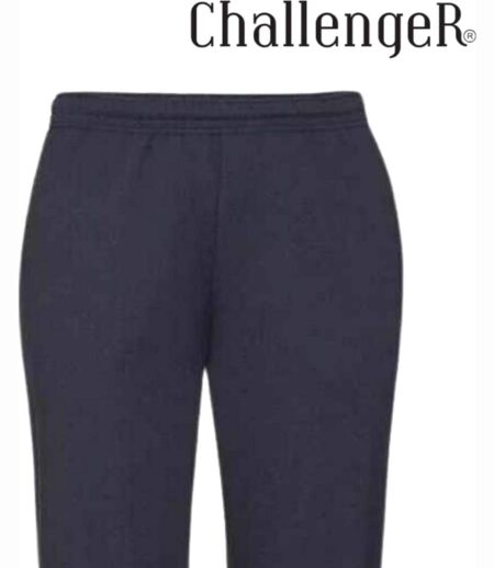 CHALLENGER VIRGIL2 — Jogging molleton bas resserré marine : confort et style athlétique