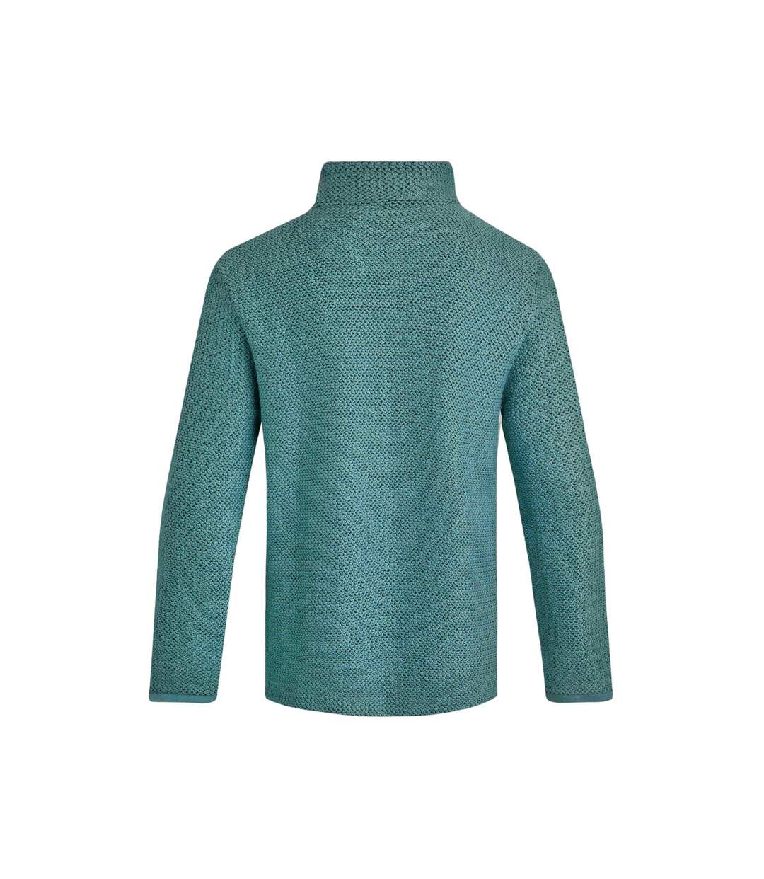 Mens cruiser macaroni quarter zip pullover mineral blue Weird Fish-2