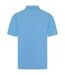 Mens pique polo shirt mid blue Henbury