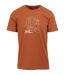 T-shirt Motif/style Rivière Cline Homme Terre Cuite Regatta-1