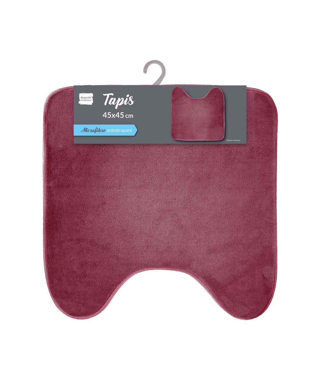 Tapis Contour WC Vitamine 45x45cm Framboise-2