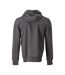 Unisex Adult Plain Full Zip Hoodie Stone Grey Mascot-2
