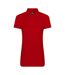 Womens/ladies polo shirt red PRO RTX