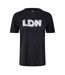 T-shirt Femme Noir New Balance-2