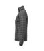 Womens/ladies Arches Padded Jacket Steel Grey James Harvest-3