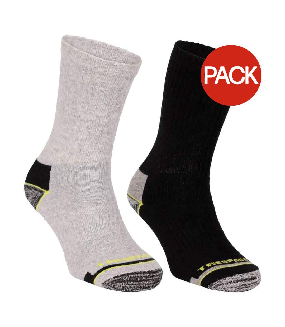 Chaussettes adulte noir / gris Trespass-1