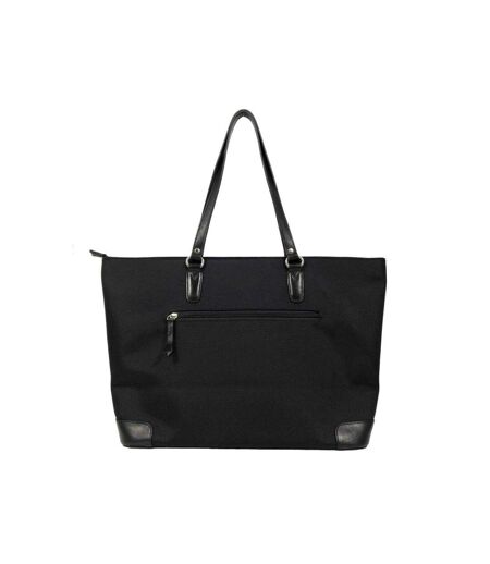 Katana - Sac cabas nylon et cuir - noir - 7677