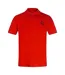 Mens Triangular Logo Polo Shirt Red Diesel-1