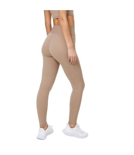Womens/ladies Sophie Habboo Panelled High Waist Leggings Desert USA Pro