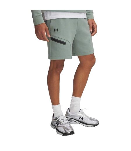 Mens Unstoppable Sweat Shorts Green Blue Under Armour