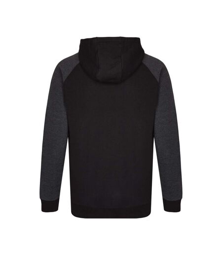 Sweat À Capuche My Mate Homme Noir Noir Chiné Miners Mate