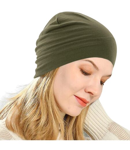 Beechfield Unisex Adult Merino Wool Beanie (Military Green) - UTRW8468