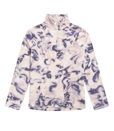 Womens Prague Lightweight Travel Fleece Dark Blue Animal