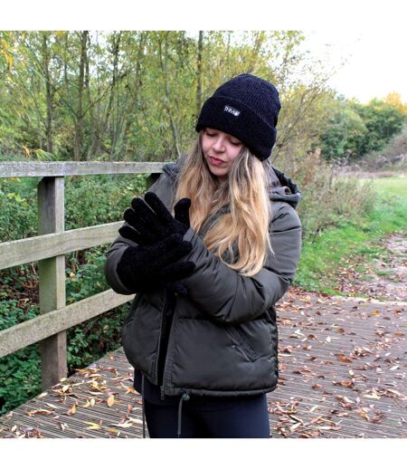 Ladies Outdoor Chenille 3M Fleece Lined Thinsulate Winter Gloves