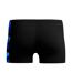 Mens Hyperboom Contrast Panel Swim Shorts Black Cobalt Pop Speedo-3
