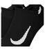Pack Of 2  Unisex Adult Multiplier Running No-show Socks  Black White Nike-3