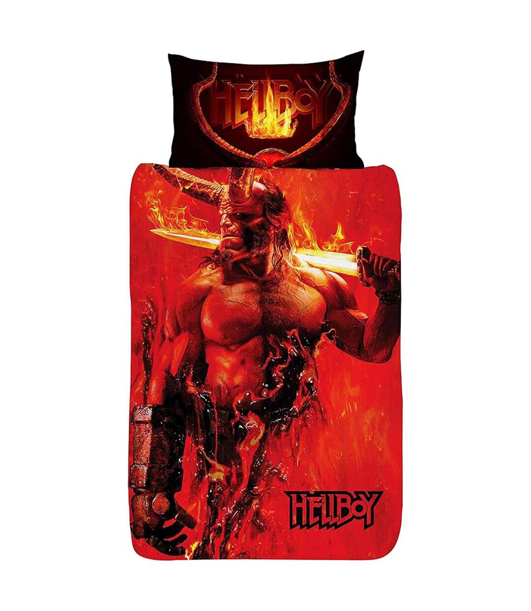 Legendary Af Reversible Duvet Set Multicoloured Hellboy-1