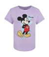 Disney Womens/Ladies Florida Mickey Mouse T-Shirt (Lilac/Black/Red)