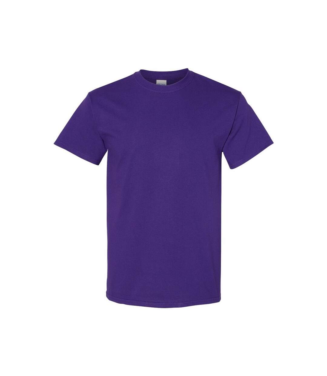 Mens Heavy Cotton T-shirt Purple Gildan-1