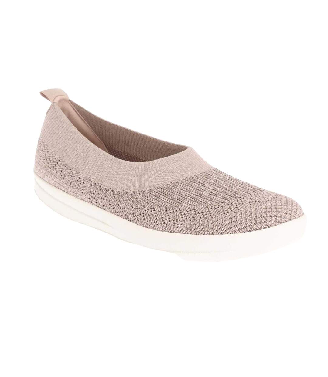 Womens/ladies Uberknit Slip-on Pumps Mink FitFlop-1
