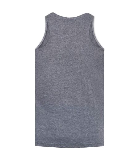Duke Mens Fabio-2 Muscle Vest (Charcoal) - UTDC168