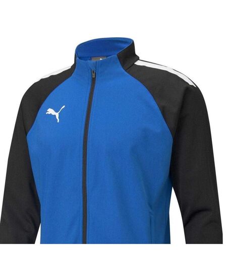 Mens Teamliga Tracksuit Top Electric Blue Black Puma