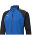 Mens Teamliga Tracksuit Top Electric Blue Black Puma-3