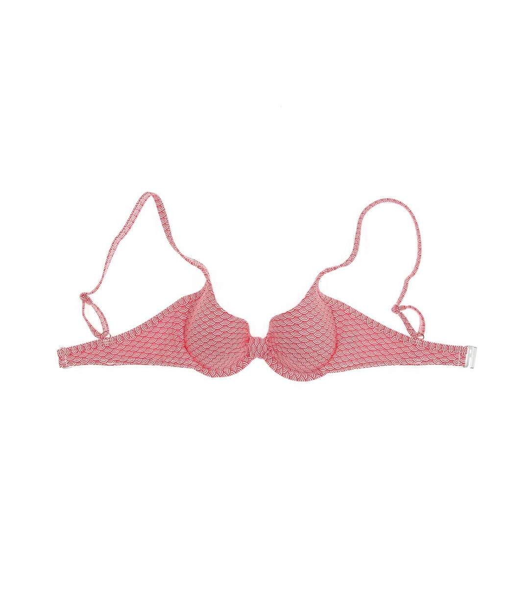 Haut de Bikini Rouge/motifs Femme Nana Cara Soleil - 36-2