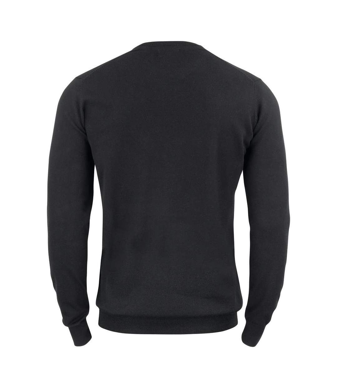 Mens Oakville Knitted Crew Neck Sweater Top Black Cutter & Buck-2