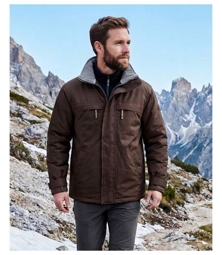 Parka - Homme - REF BOREAL - marron noyer