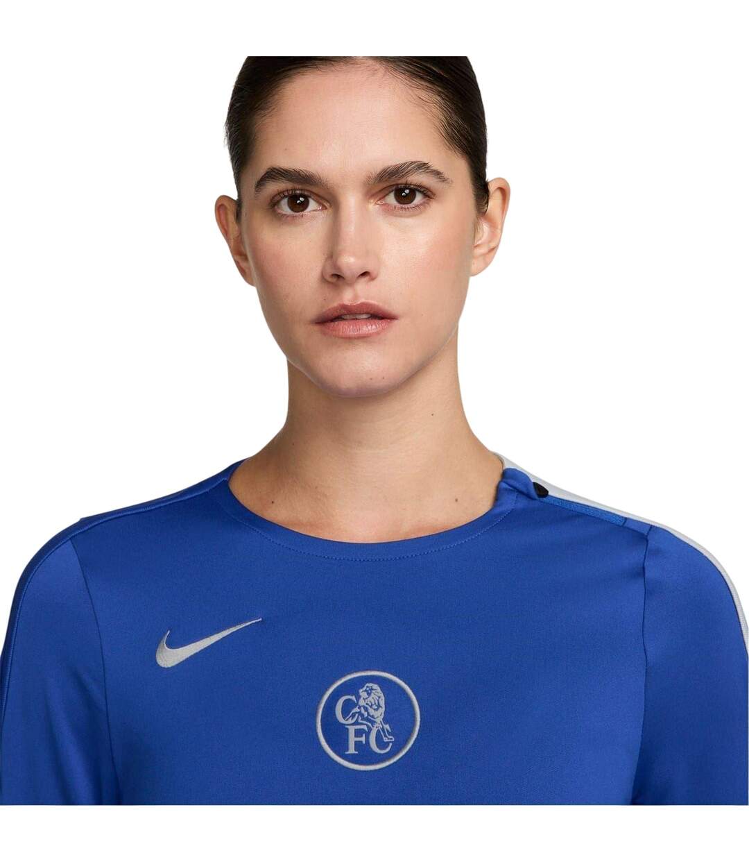 Womens/ladies Strike 2025/2026 Chelsea Fc Top Blue Silver Nike-4