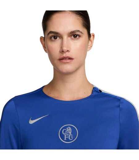 Womens/ladies Strike 2025/2026 Chelsea Fc Top Blue Silver Nike