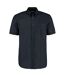Chemise Manches Courtes Travail Homme Bleu Marine Français Kustom Kit-2