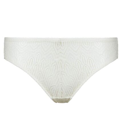 Slip en dentelle graphique motif rayé Mod de Dim