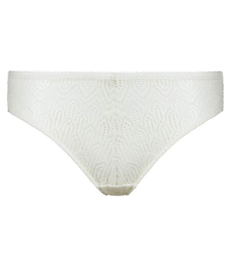 Slip en dentelle graphique motif rayé Mod de Dim