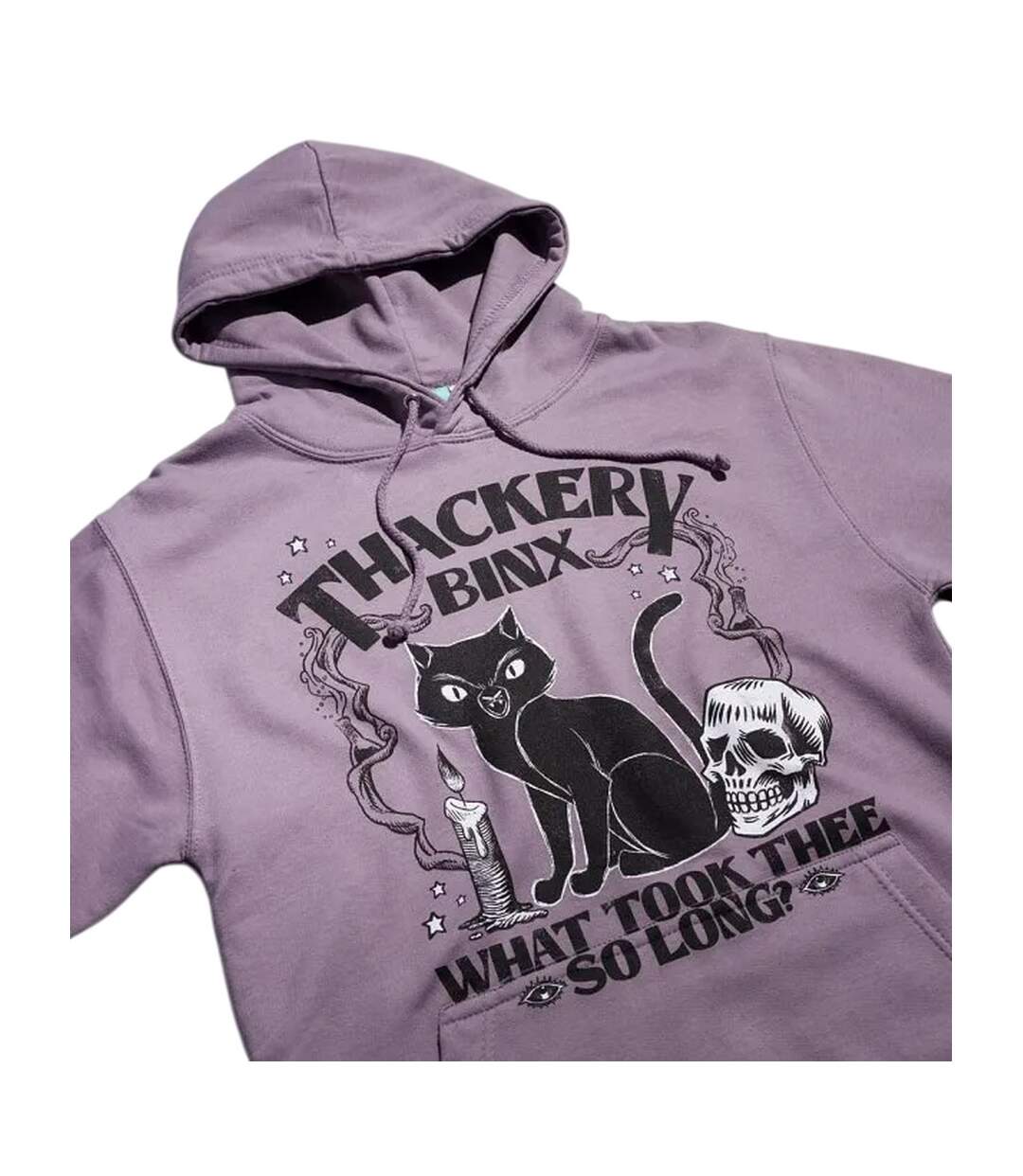 Unisex Adult Thackery Binx Hoodie Lilac Hocus Pocus-4