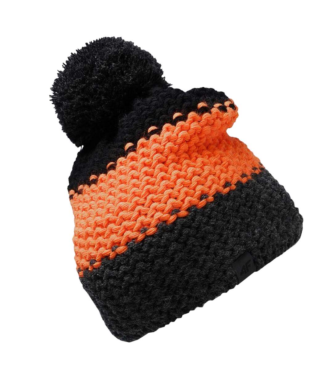 Bonnet Enfant Noir Orange 4F-2